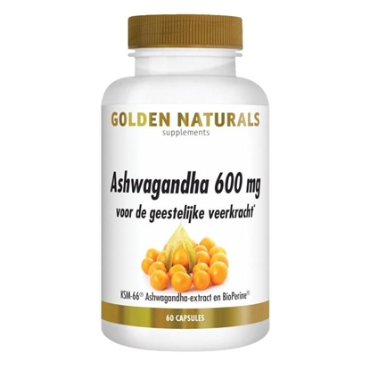 GOLDEN NATURALS ASHWAGANDHA 300MG 60 VEGA CAPSULES